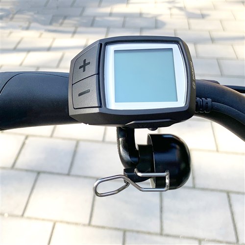 Widek bel paperclip E-bike met speciale beugel zwa