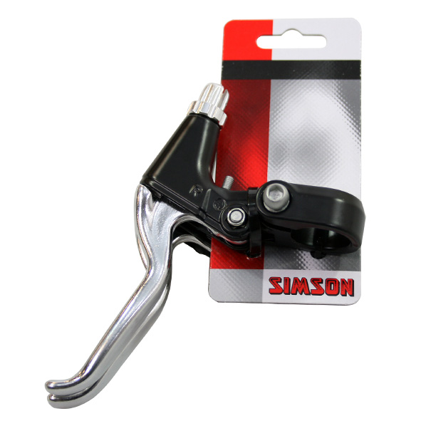 Remgreep r+l finger grip aluminium zwart 020236