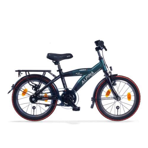 ALPINA Yabber JONGENS Pine Green Matt - Vivid Black Matt 25cm 2023