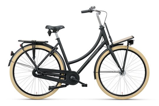 BATAVUS Packd-3 Dames Zwart Mat 61cm 2025