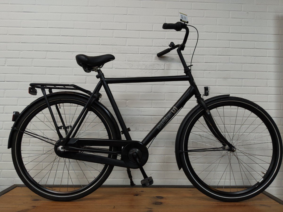 Cortina U1 Heren Mat zwart 61cm 2018