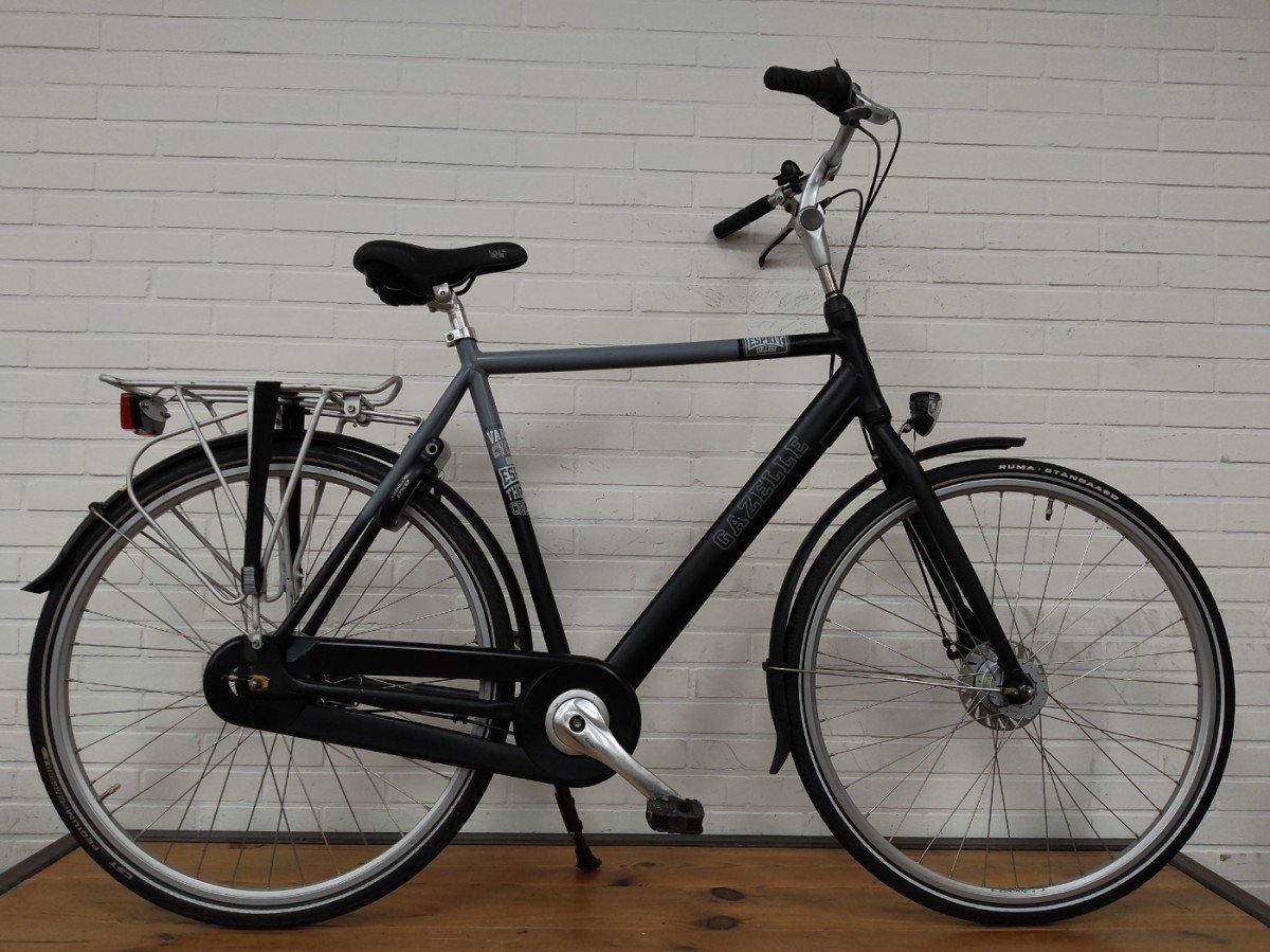 Gazelle Esprit Heren zwart / grijs 61cm 2015