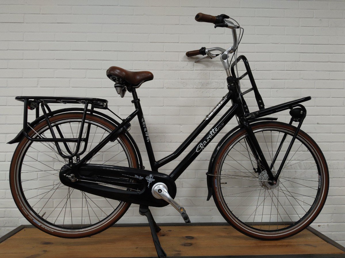 Gazelle Miss Grace Dames Zwart 54cm 2019