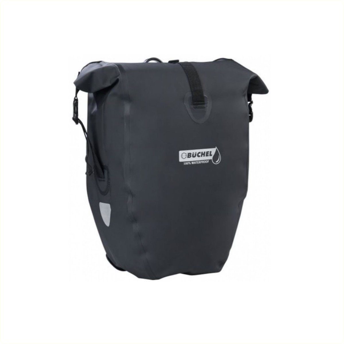 TAS ENKEL BUCHEL ZWART WATERPROOF 25 LITER QUICK MOUNT BEVESTIGING