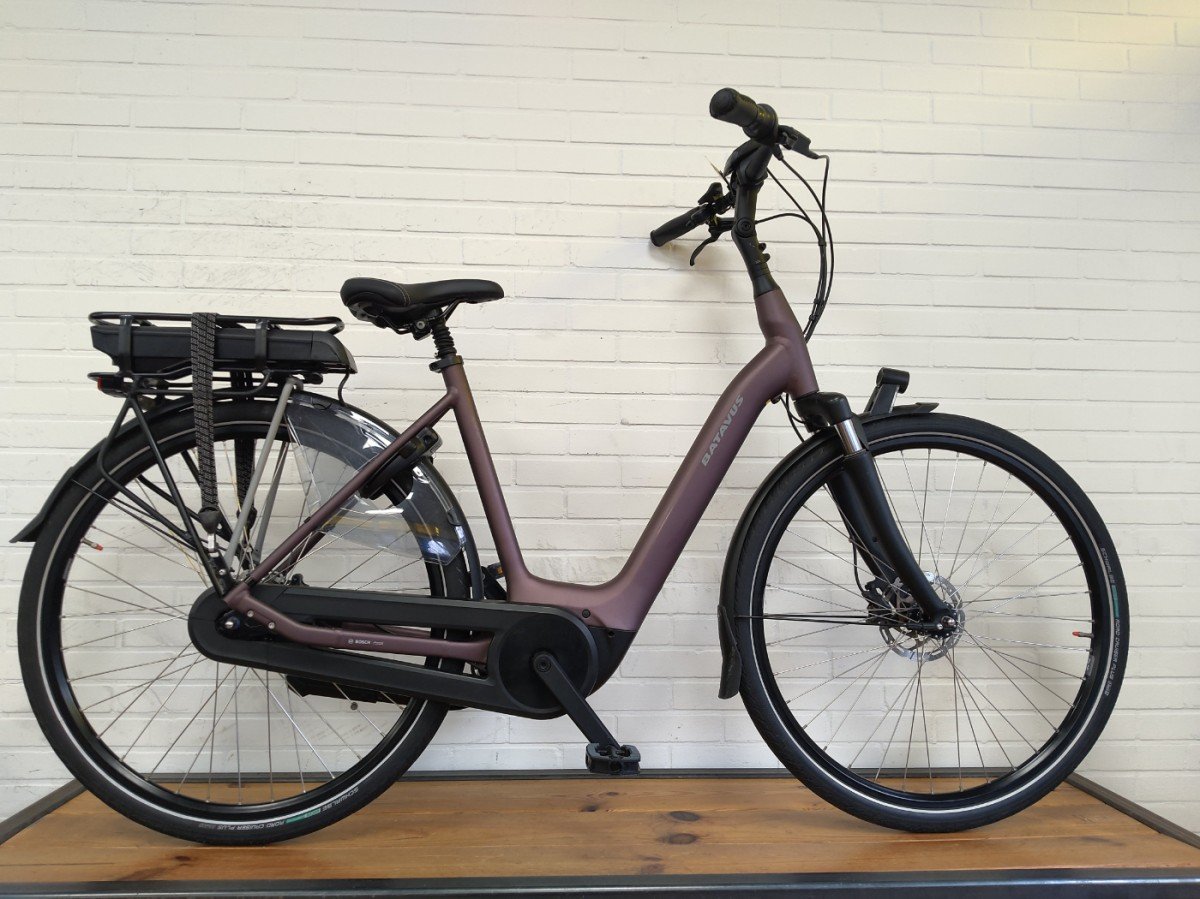 Batavus Finez E-G0-X Active Plus Dames Sangria-mat 53cm