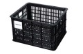 Basil fietskrat M black 29.5L recycled