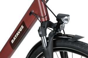 BATAVUS Altura E-Go CP Plus N7 Lageinstap Rood Bruin Glans 56cm 2024