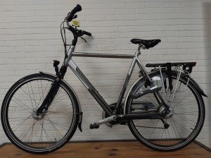 Gazelle Medeo Heren zilver mat 61cm 2012