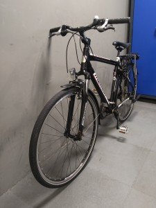 Merida Crossway 100 Gent Heren Zwart wit 52cm 2010