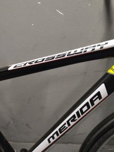 Merida Crossway 100 Gent Heren Zwart wit 52cm 2010