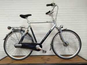 Gazelle Davos Heren blauw /zilver 65cm 2015